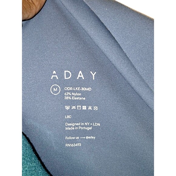 Aday Sleeveless Bonded Stitching LBD Dress Light Slate Blue Norm Core Size Med - Picture 2 of 7